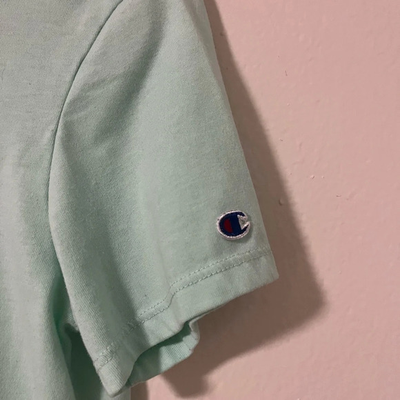 Champion woman’s size XS teal/tiffany blue tee. Like new athleisure school - Picture 3 of 5